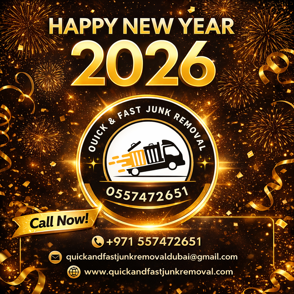 Happy New Year 2026 From Quick And Fast Junk Removal