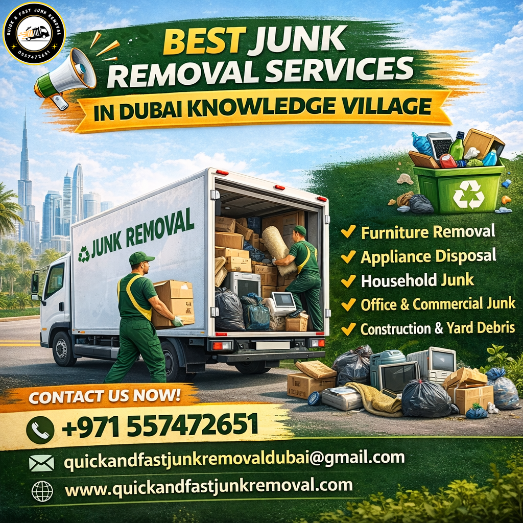 best junk removal services in dubai knowledge village