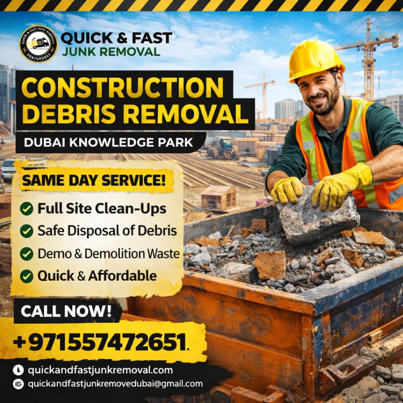 Construction Debris Removal Dubai Knowledge Park Construction Debris Removal Dubai Knowledge Park