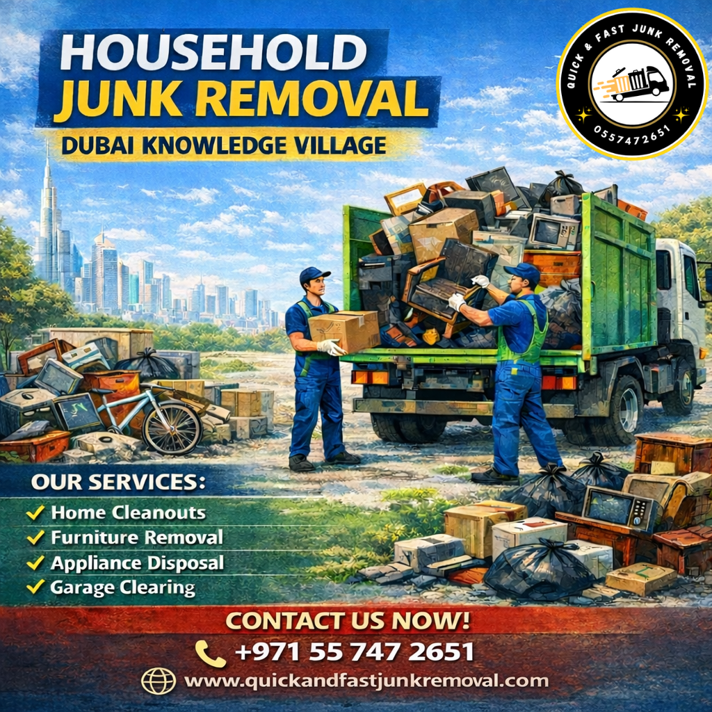 household junk removal dubai knowledge village