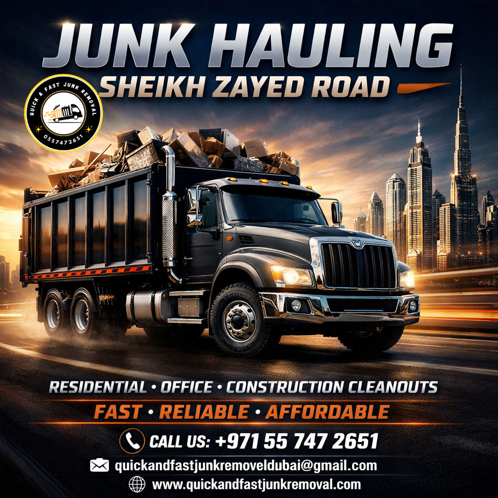 junk hauling sheikh zayed road
