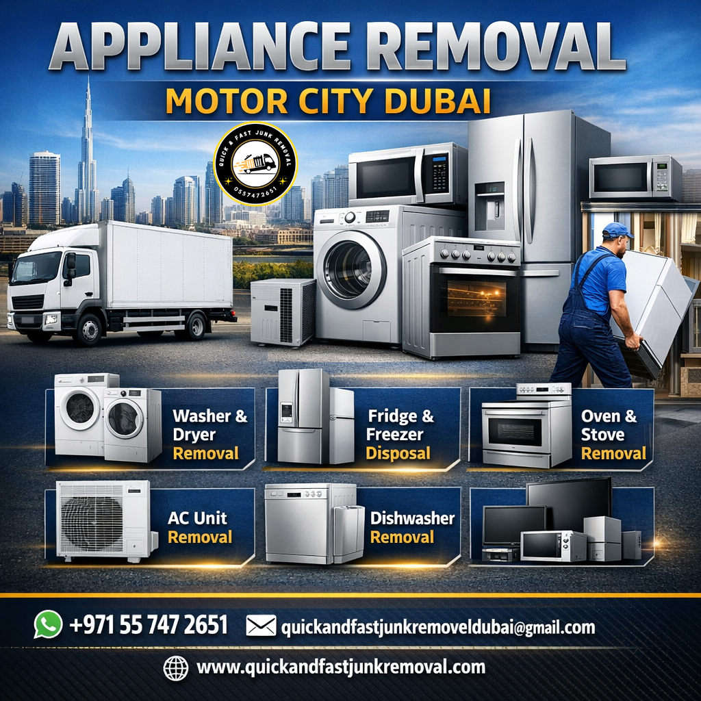 Appliance removal Motor City Dubai appliance removal motor city dubai