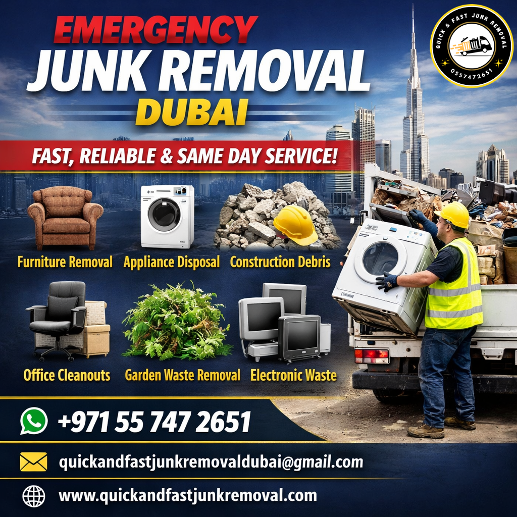 emergency junk removal dubai