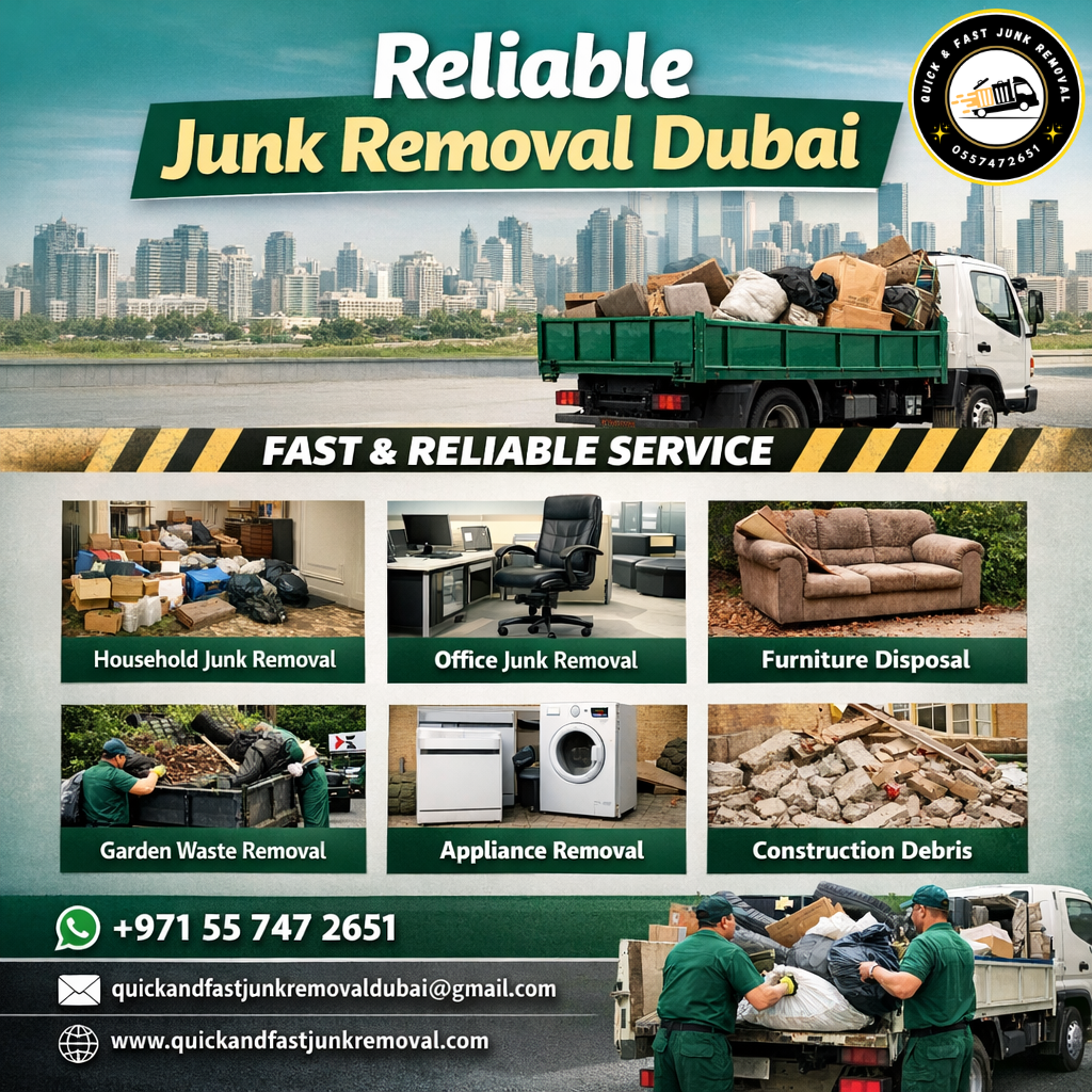 reliable junk removal dubai