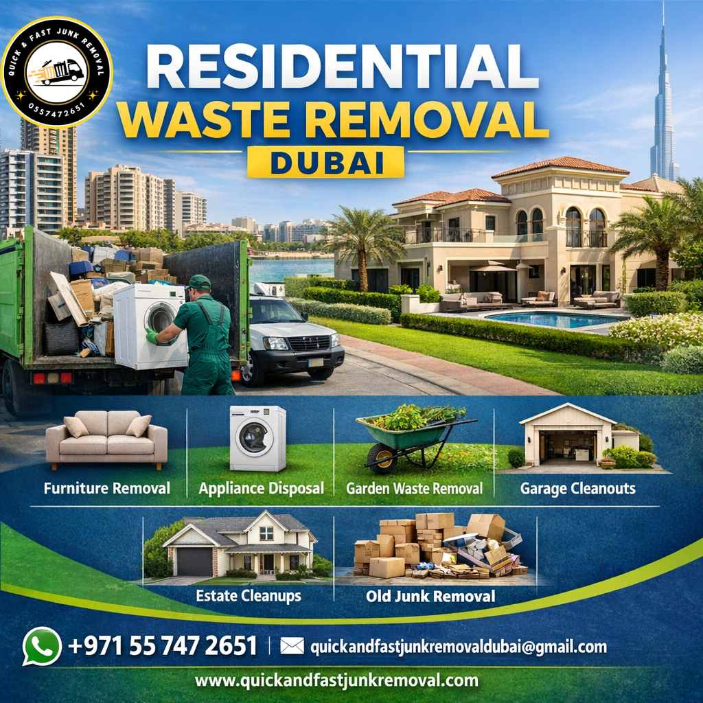 residential waste removal dubai