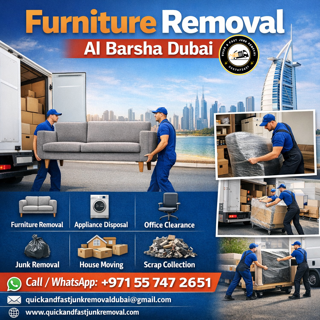 furniture removal al barsha dubai