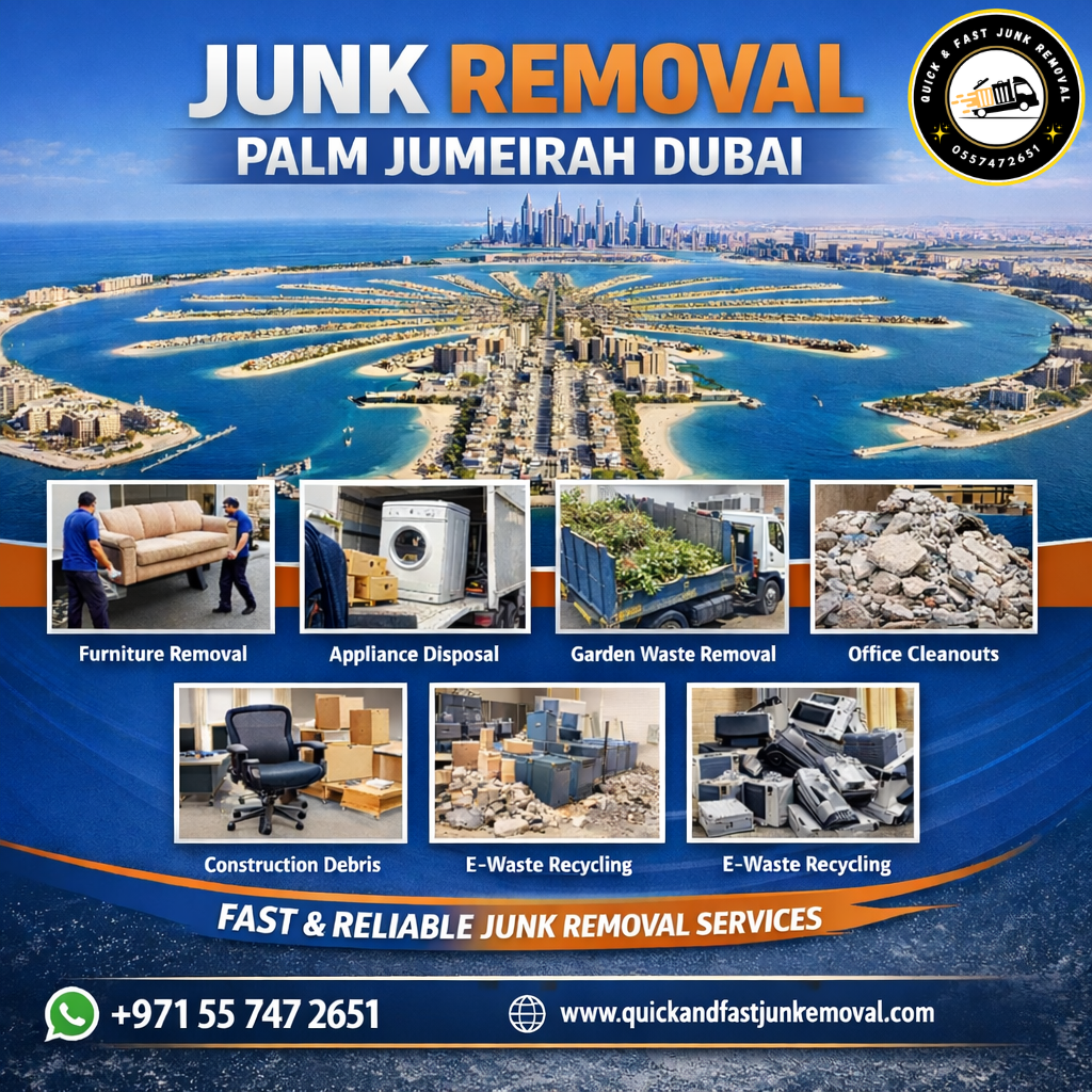 Junk removal Palm Jumeirah Dubai junk removal palm jumeirah dubai