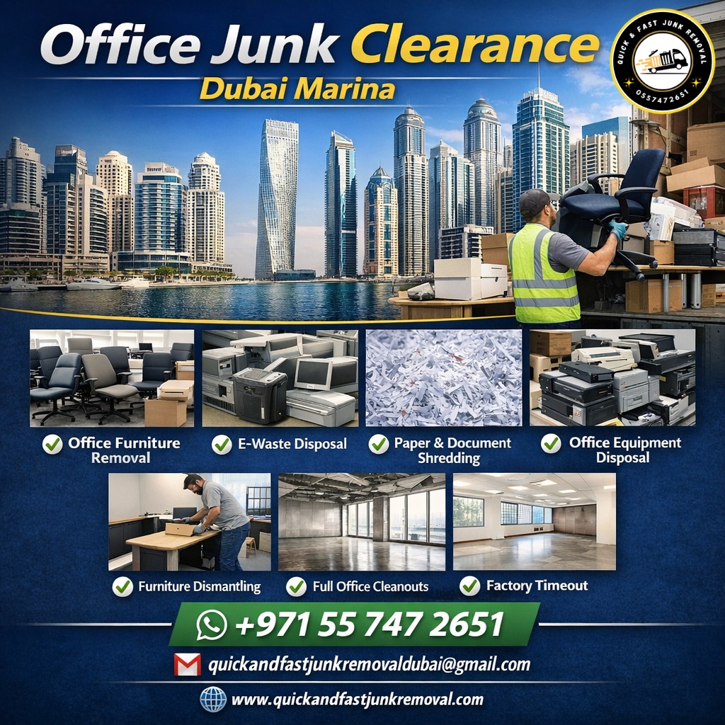 office junk clearance dubai marina