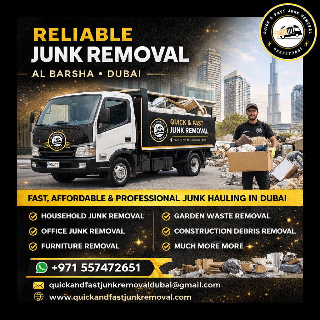 Reliable junk removal Al Barsha Dubai reliable junk removal al barsha dubai