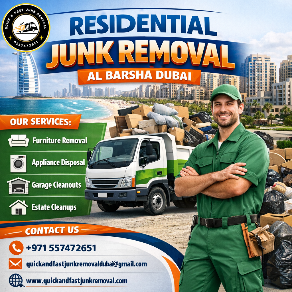 residential junk removal al barsha dubai