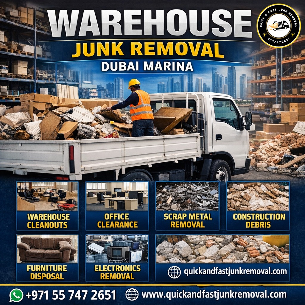 Warehouse junk removal Dubai Marina warehouse junk removal dubai marina