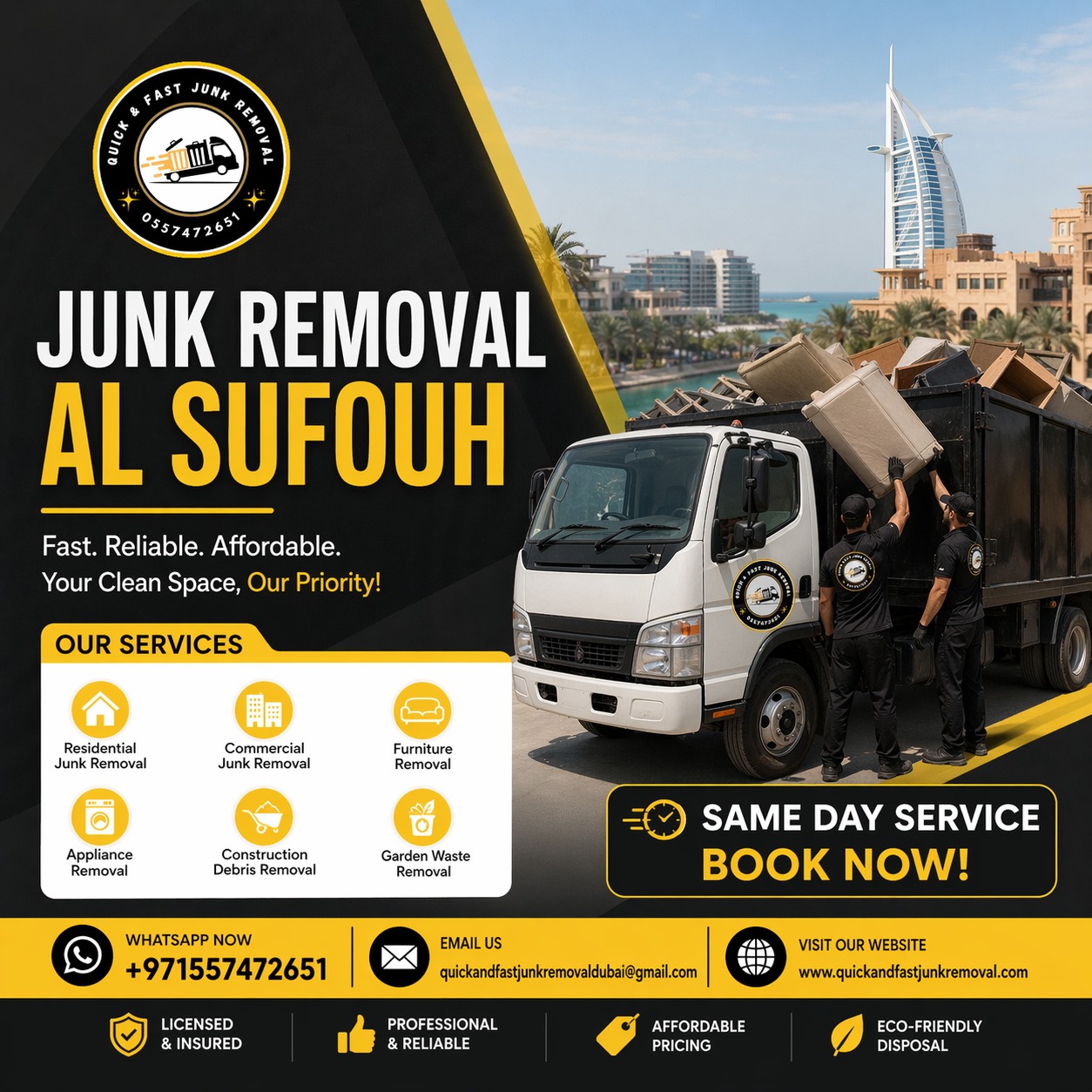 Junk Removal Al Sufouh junk removal al sufouh