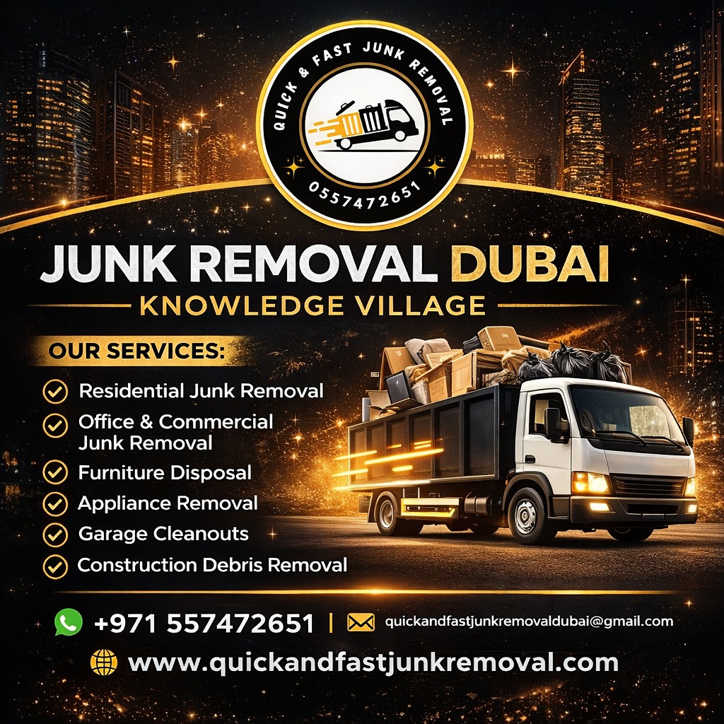 junk removal dubai knowledge village