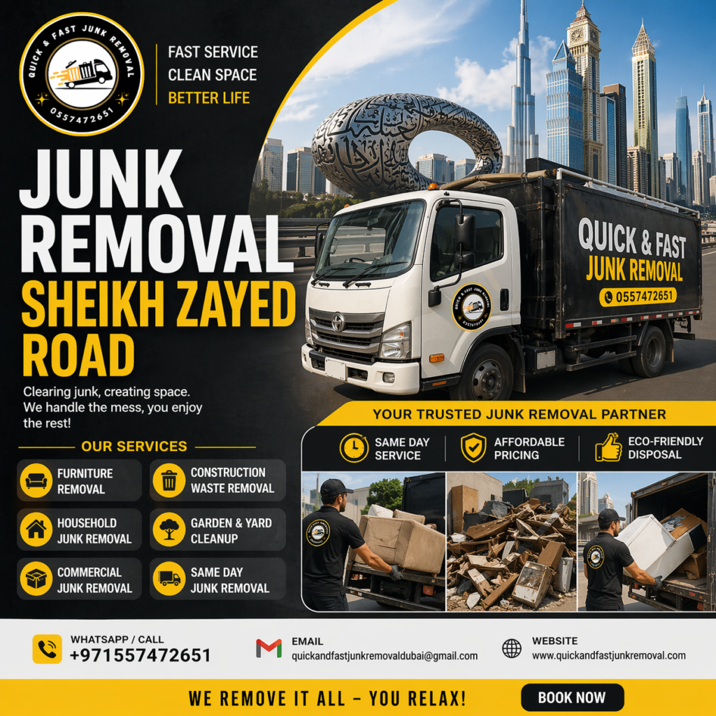 junk removal sheikh zayed road