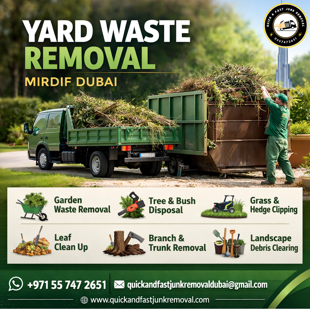 Yard waste removal Mirdif Dubai yard waste removal mirdif dubai