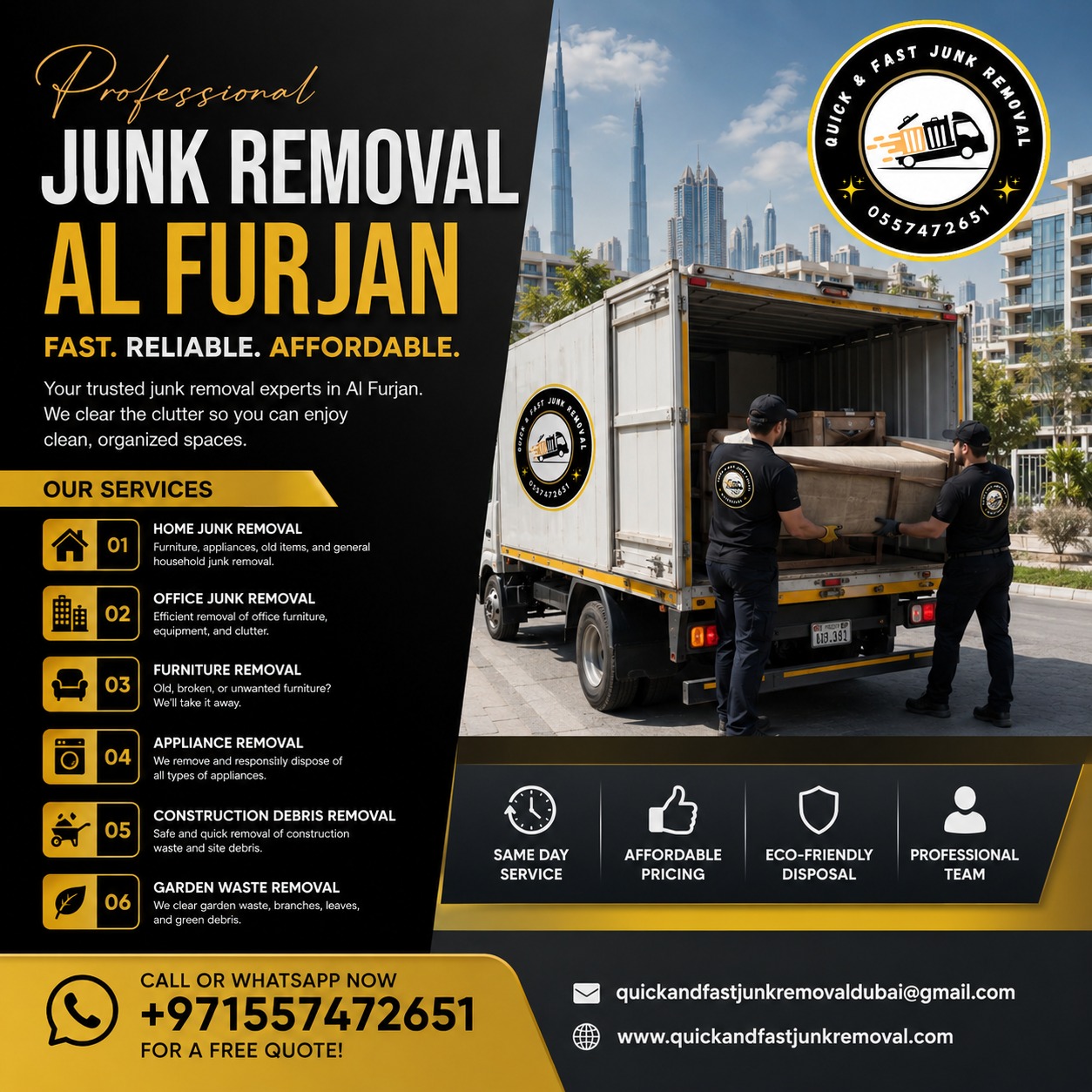 junk removal al furjan