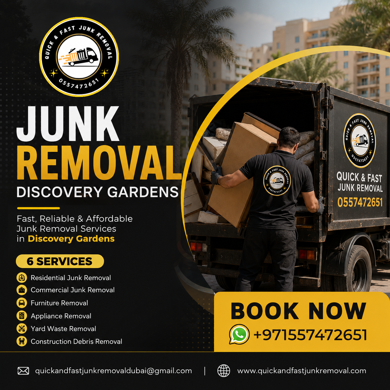junk removal discovery gardens