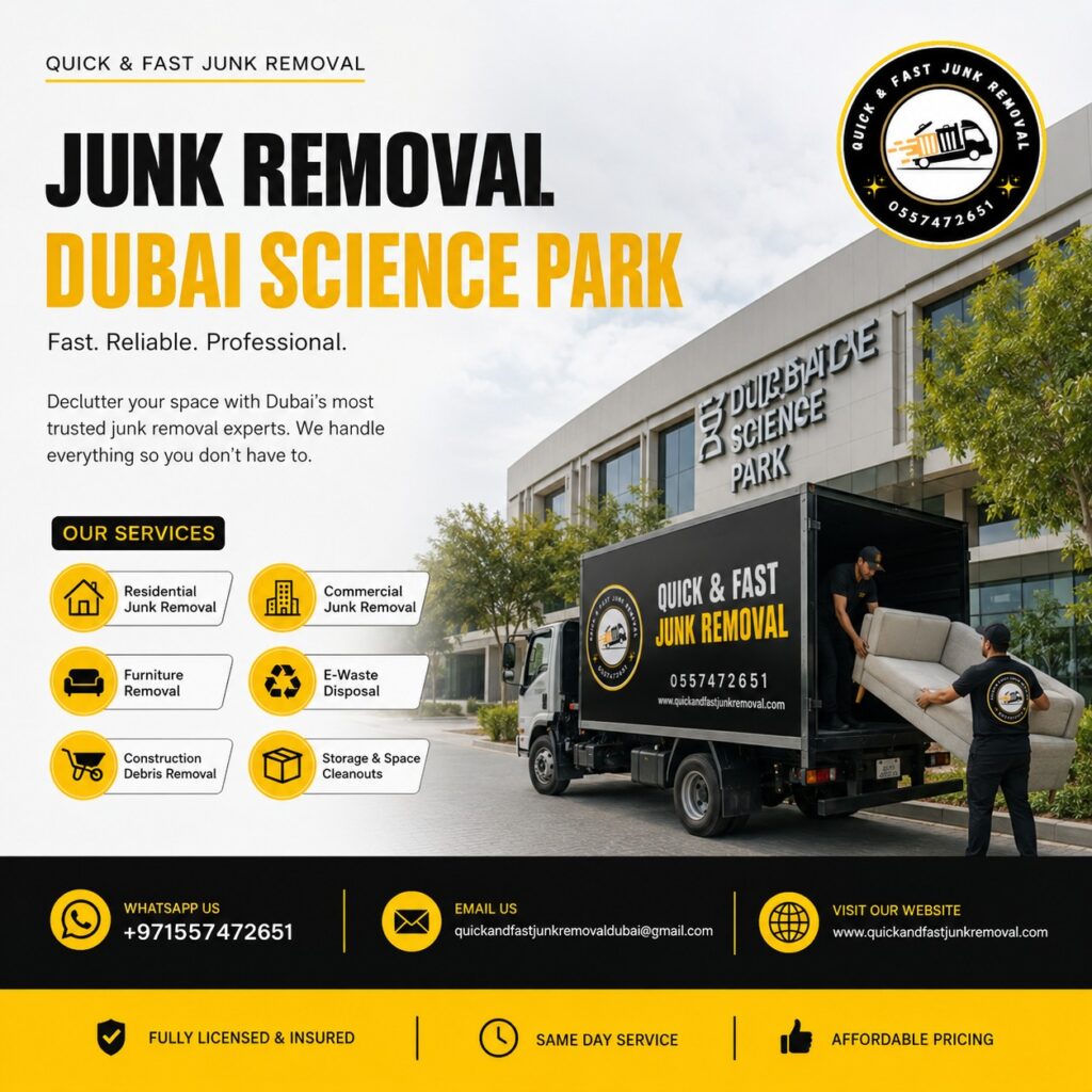 Junk Removal Dubai Science Park junk removal dubai science park