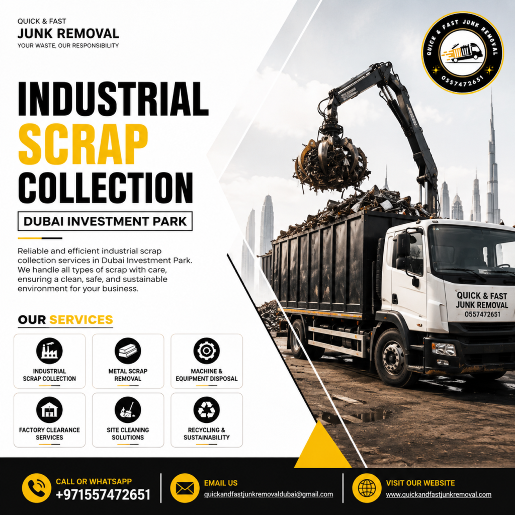 industrial scrap collection dubai investment park