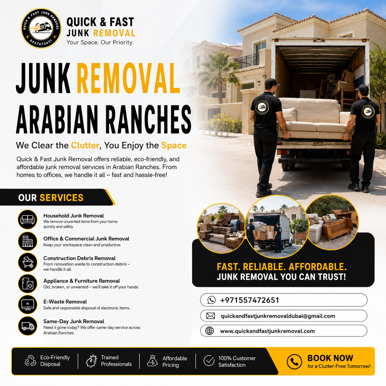Junk Removal Arabian Ranches – Fast, Reliable & Affordable Services in Dubai junk removal arabian ranches
