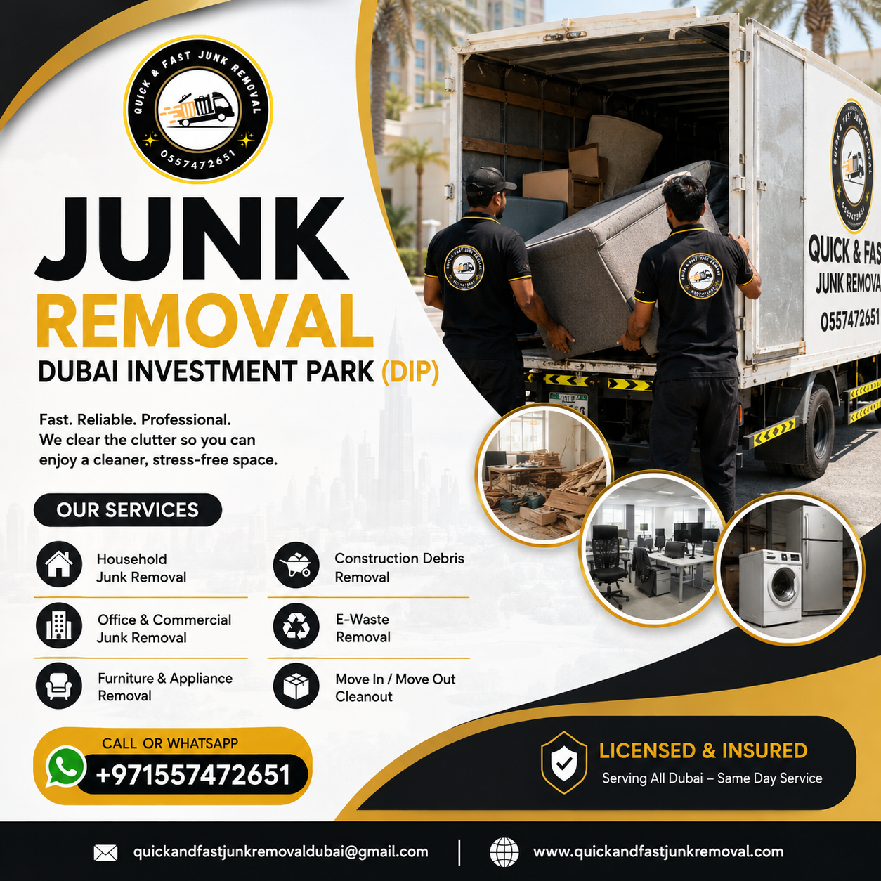 junk removal dubai investment park (dip)