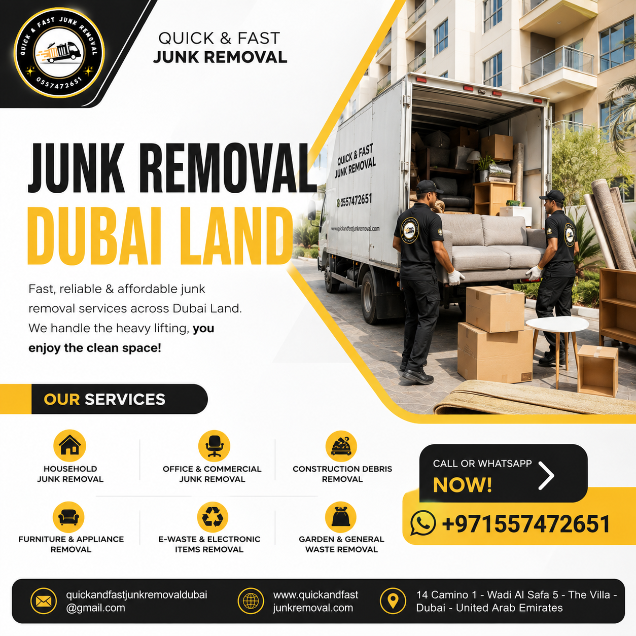 Junk Removal Dubai Land junk removal dubai land