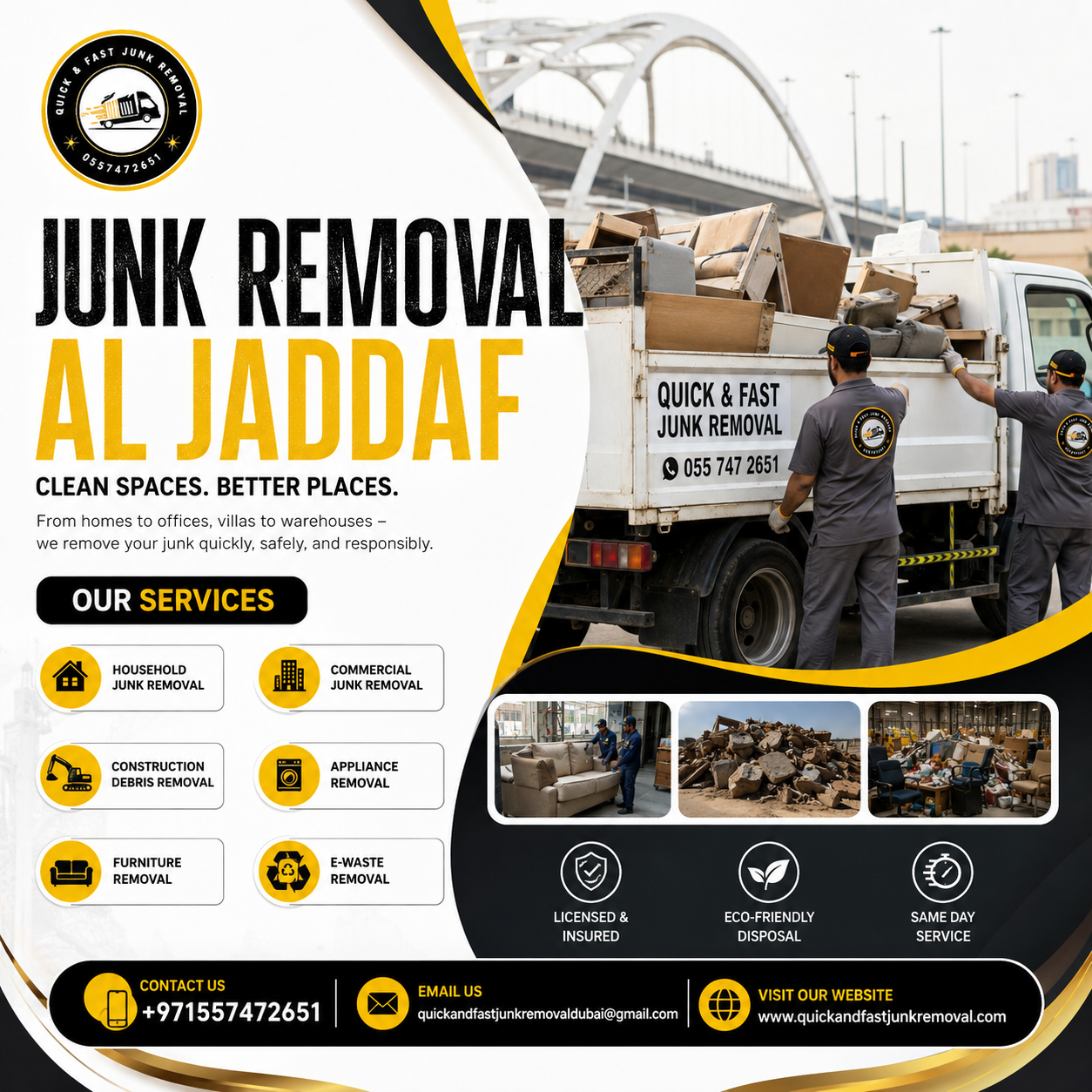 junk removal al jaddaf