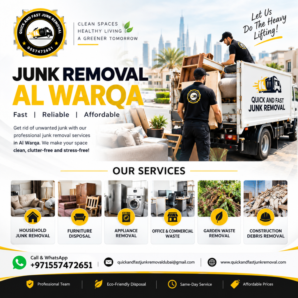 Junk Removal Al Warqa junk removal al warqa