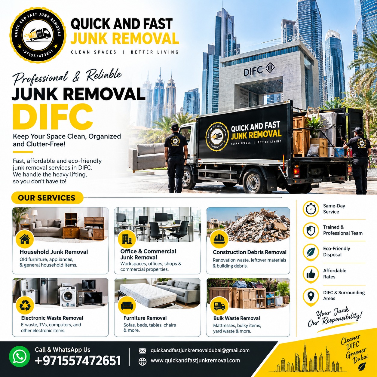 Junk Removal DIFC junk removal difc