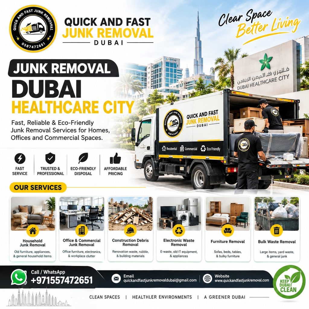 junk removal dubai healthcare city