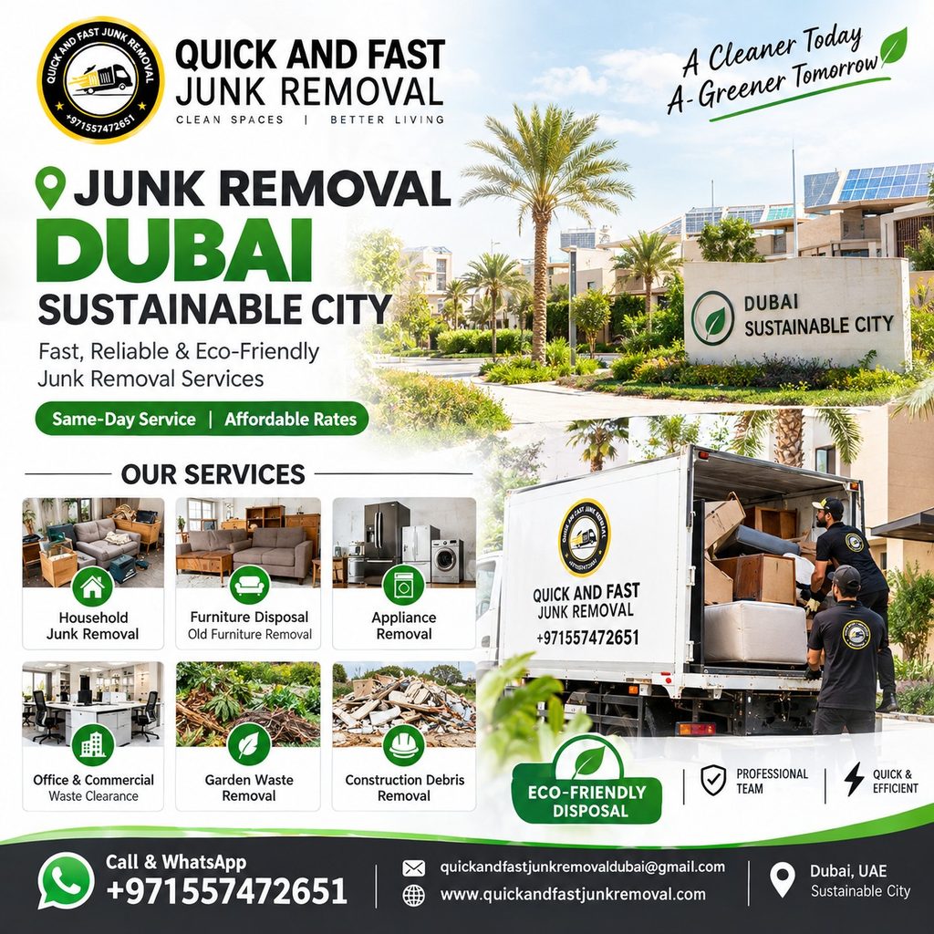 Junk Removal Dubai Sustainable City junk removal dubai sustainable city