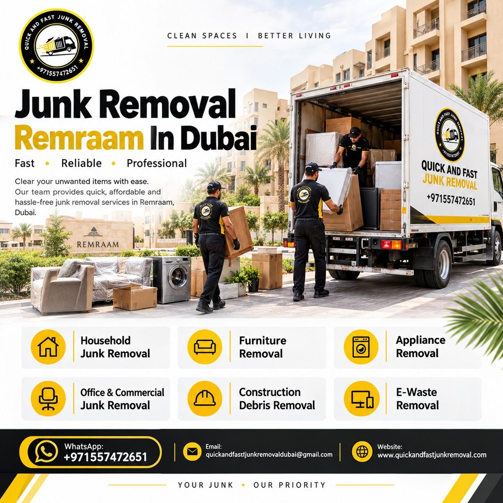 junk removal remraam in dubai