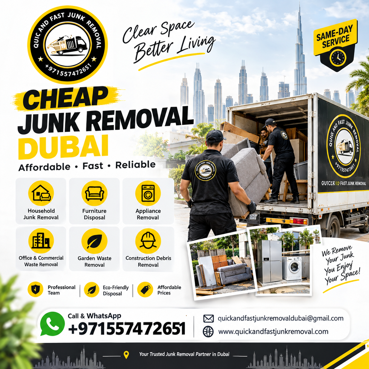cheap junk removal dubai