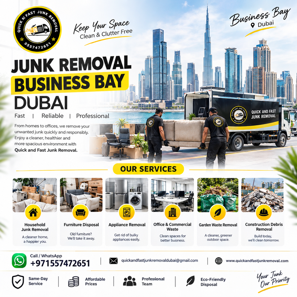 junk removal business bay dubai