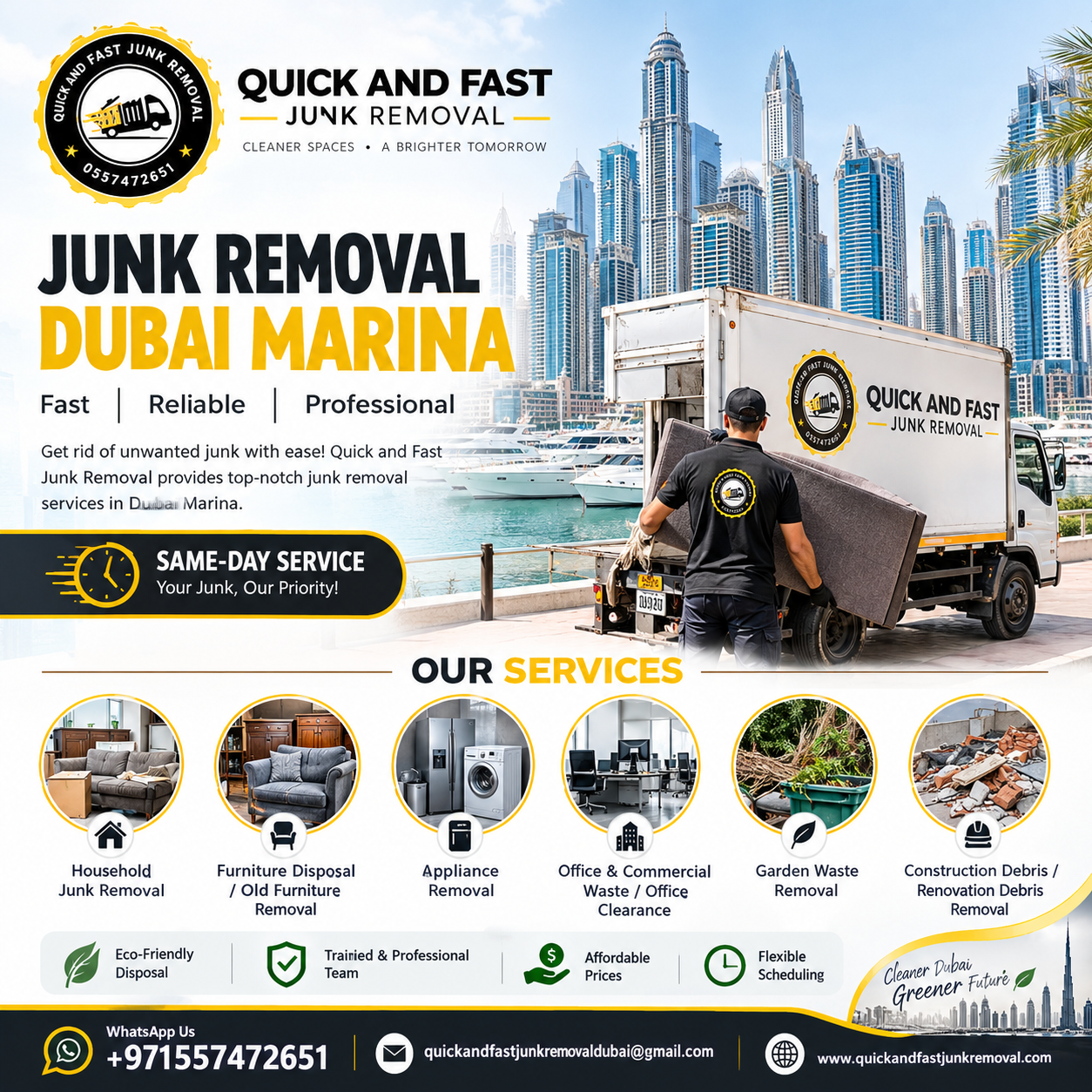 junk removal dubai marina